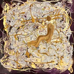 Buy The I Of Eve - Original Art Mixed Media Painting Framed 14 X14  • 182£