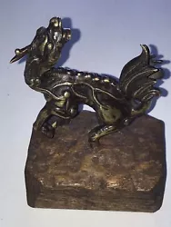 Buy Early 20th Mythological Animal Oriental Bronze • 21.45£