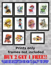 Buy Paw Patrol Children's Bedroom Wall Art Poster Print Picture Gift A5 A4 A3 • 3£