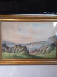 Buy Christopher Meadows Original Watercolour, Scottish Coastal Scene, C1910 • 125£