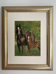 Buy Horse Portrait Oil On Canvas Art Small Framed Art • 220£