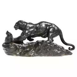 Buy Antoine Louis Barye Panther Attacking A Civet Cat • 3,543.73£