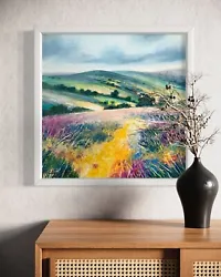Buy Original Framed Oil Painting - Follow The Autumn Path, Northumberland • 195£