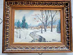 Buy Oil Painting On Canvas Winter Landscape • 42.90£