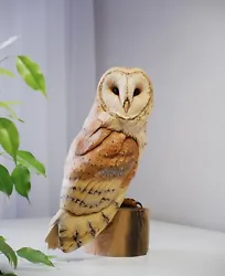 Buy Barn Owl Wooden Gift Owls Wooden Owl Wood Carving Wood Owl Wood Sculpture Owl • 438.16£