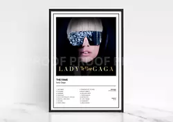 Buy Lady Gaga The Fame Album Single Cover Poster / Music Christmas Gift • 8£