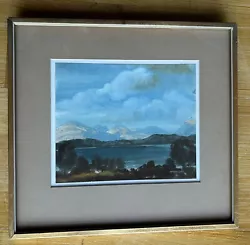 Buy Loch Lomond By James McNaught (Scottish Artist)- Signed Gouache  Painting • 140£
