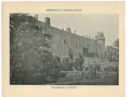 Buy Warwick Castle Grounds Antique Print Picture Victorian 1900 BPF#1007 • 2.99£