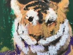 Buy ACEO Tiger Painting Drawing Contemporary Art Dog • 1.99£
