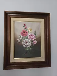Buy Flowers Genuine Signed Painting On Canvas • 12£