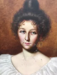 Buy Very Pretty Painting Hst François Schell (1864-1944) Portrait Woman Xixth Oil • 407.58£