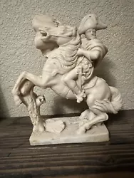 Buy Napoleon Bonaparte On Horse Figurine Composite Alabaster Statue Military (2) • 66.11£