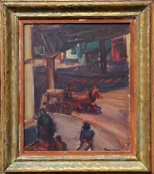 Buy Ben Benn, 23rd And 2nd Ave, New York City, Oil On Board, Signed L.r • 3,028.60£