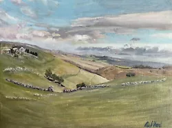 Buy Original Oil Painting-Peak District House On Hill • 13£