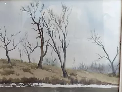Buy Harry Buckie Australian Watercolour  River Bank  • 295£