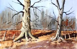 Buy Original Watercolour    The Way To The Woods • 16.99£