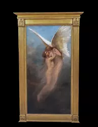 Buy Large 19th Century Pre-Raphaelite Angel & Man  Salvation  Signed E HARRISON • 4,125£