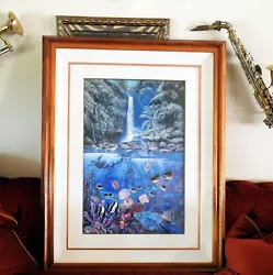 Buy RARE! Christian Riese Lassen Eternal Rainbow Sea Framed Koa Wood SIGNED Edition • 2,283.73£