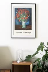 Buy Vincent Van Gogh Poppies Art Poster Print Nature Boho Floral Love Colour Decor • 3.99£
