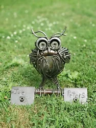 Buy Metal Owl Assemblage Welder Upcycle Industrial Steampunk Garden Art Outdoor  • 947.90£