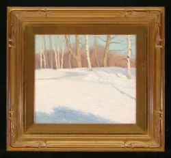 Buy Russian Impressionist Painting Winter Landscape By Vladimir Shedrin 1987 • 2,953.10£