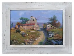 Buy Painting Tuscany Towards Country House Painter Claudio Pallini Italy Landscape • 138.53£
