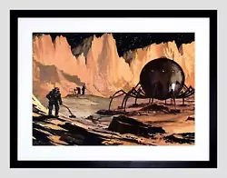 Buy Space Painting Alien World Ship Weird Cool Rock Astronaut Framed Print B12x6290 • 26.99£