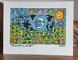 Buy James Rizzi 2D Lithograph - Moon Cow (2000) • 84.79£