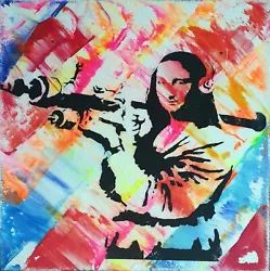 Buy PyB Signed JAONDE BANKSY Pop Board STREET ART Painting Canva Paint Graffiti • 99.10£