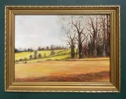 Buy Original Mid Century Modernist Landscape Oil On Board Painting • 0.99£