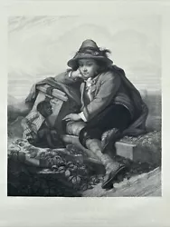 Buy Paul Droehmer, The Savoyard Boy, Engraving Around 1840 • 8.58£