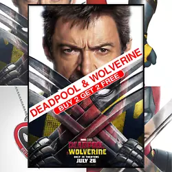 Buy Deadpool & Wolverine Movie Poster Film Print Picture Gift A5  A4 A3 A2 • 3.49£