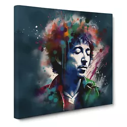 Buy Bob Dylan Digital Art Canvas Wall Art Print Framed Picture Home Office Decor • 24.95£