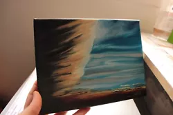 Buy Landscape Dramatic Sky Oil Painting- Small Size - Unframed Rolled Canvas  • 25£