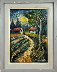 Buy Vincent Van Gogh (Handmade) Oil On Masonite Painting Framed Signed And Stamped • 986.70£
