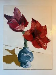 Buy Still Life  Oil Painting Flowers In Palette Knife • 20£