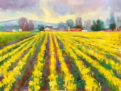 Buy Blooming Daffodils Painting Original  Spring Floral  Impressionist Art • 425.25£