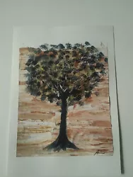 Buy Acrylic Picture, Tree, Plants, Art, Painting On Paper, *Autumn Days* • 1.72£