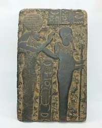 Buy RARE ANCIENT EGYPTIAN ANTIQUE PTAH And Sekhmet Temple Stella Stela (BS-AU) • 135.85£