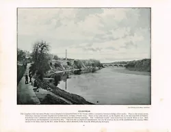 Buy Coldstream River Tweed Borders Scotland Antique Print Old Picture C1900 PS#26 • 5.99£