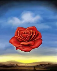 Buy Meditative Rose, 1958 By Salvador Dali Art Painting Print • 7.64£