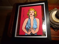 Buy Antique Signed Painting 8 X 11.5 Original Andy Warhol Marilyn Monroe STAMPED YES • 167.93£