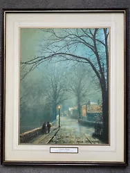 Buy Lamplit Bridge  By John Atkinson Grimshaw ( 1836-1893) • 1,000£