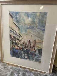 Buy H Beadnell Original Pastel  Painting Framed Dated 1973 • 120£