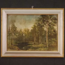 Buy Landscape Painting Signed And Dated 1939 Oil Woodland Artwork 20th Century 900 • 3,100£