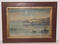 Buy A Antique Framed Watercolour Of A Landscape Scene Signed ??? • 29.99£