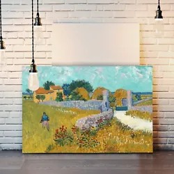 Buy Van Gogh Farmhouse In Provence CANVAS WALL ART PAINTING PRINT ARTWORK CLASSIC • 14.99£