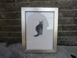 Buy Original Watercolour Painting Of A Cat By Raymond S Ramsay - Listed Artist  • 100£
