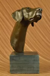 Buy Dachshund Basset Hound Scent Dog Breeder Bronze Marble Statue Sculpture Figure • 233.88£