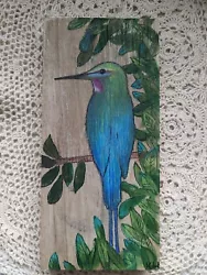 Buy 4x8 Bird Of Paradise Painting On Wood • 9£